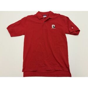 CHAMPION mens SMALL Ohio State Buckeyes Moisture Wicking POLO SHIRT